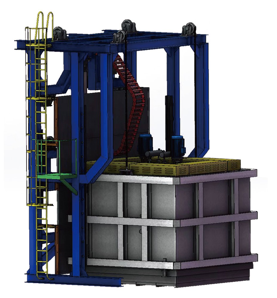 可(kě)控氣氛大(dà)型罩式爐熱(rè)處理(lǐ)生(shēng)産線